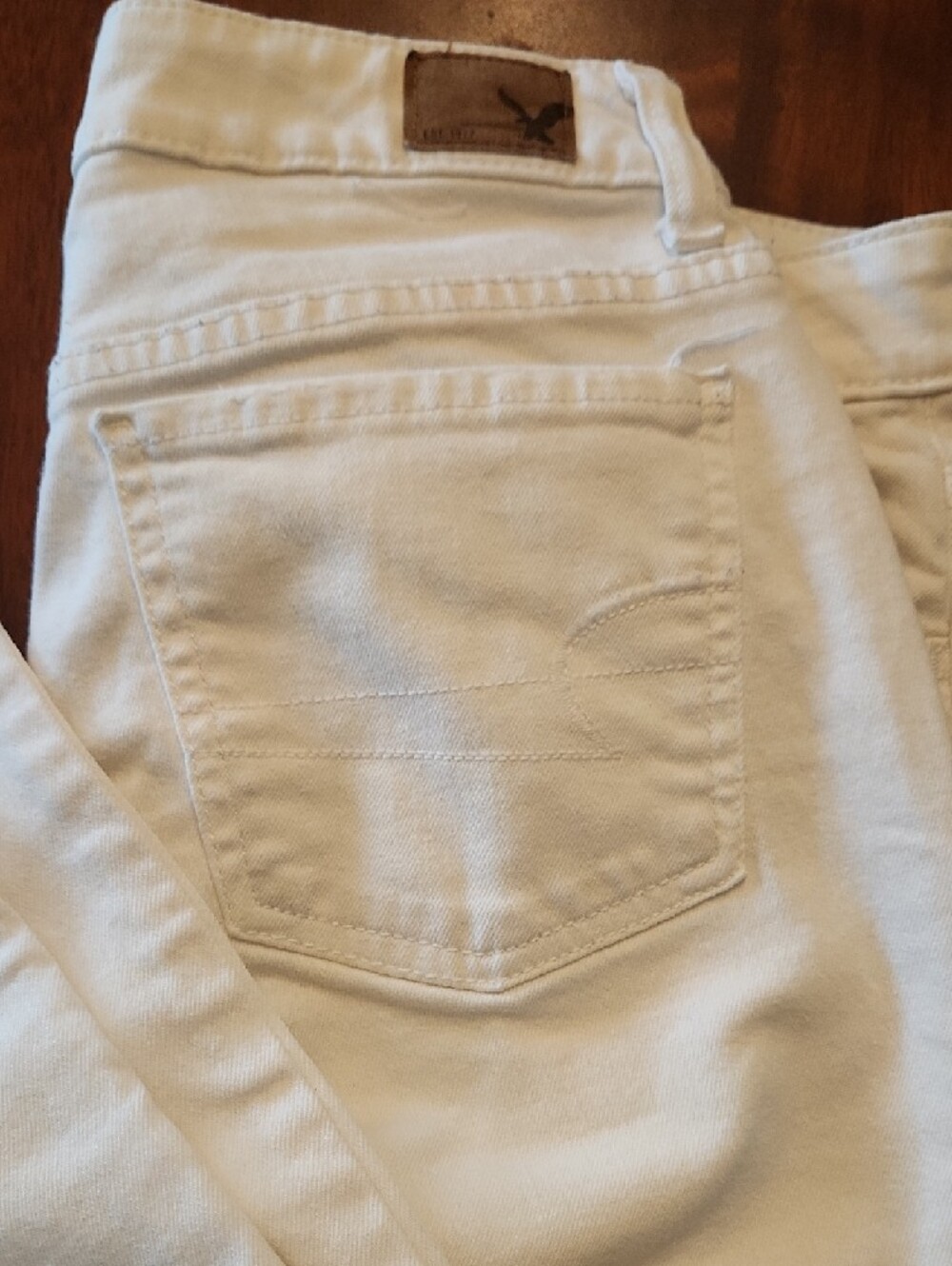 American Eagle Outfitters White Skinny Jeans - Picture 2 of 7